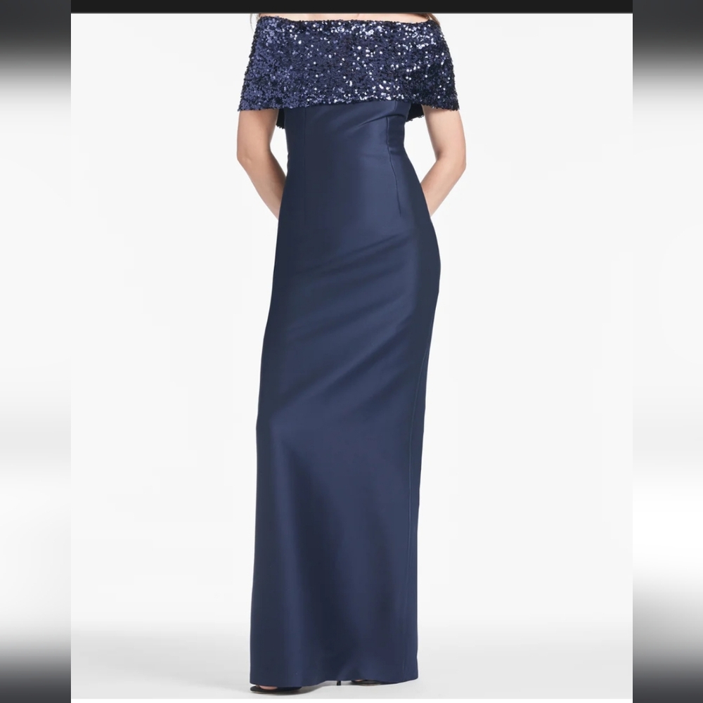Sachin + Babi Blue Strapless Maxi Dress